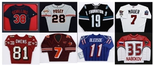 Multi-Sport Collection (12) of Signed Jerseys 
